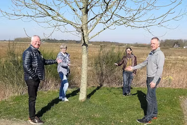 Fra venstre: John Najbjerg Poulsen, Hanne Christensen, Marianne Søby og Stephen Høj er klar med krisehjælp til mennesker der er udfordret pga. situationen med Covid19-virus 